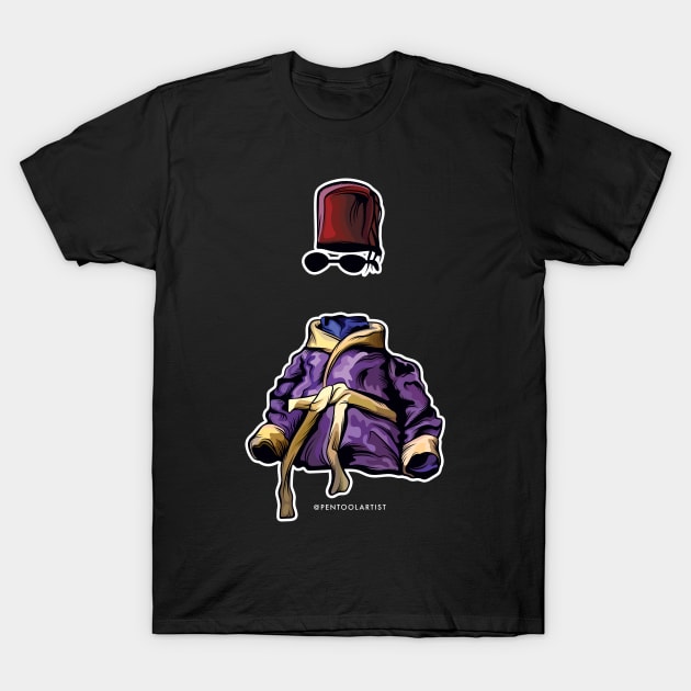 Mad Monster Invisible Man T-Shirt by pentoolarts